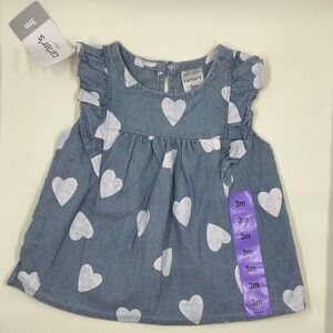 CARTER’S Denim Look 3m Dress, New with Tags